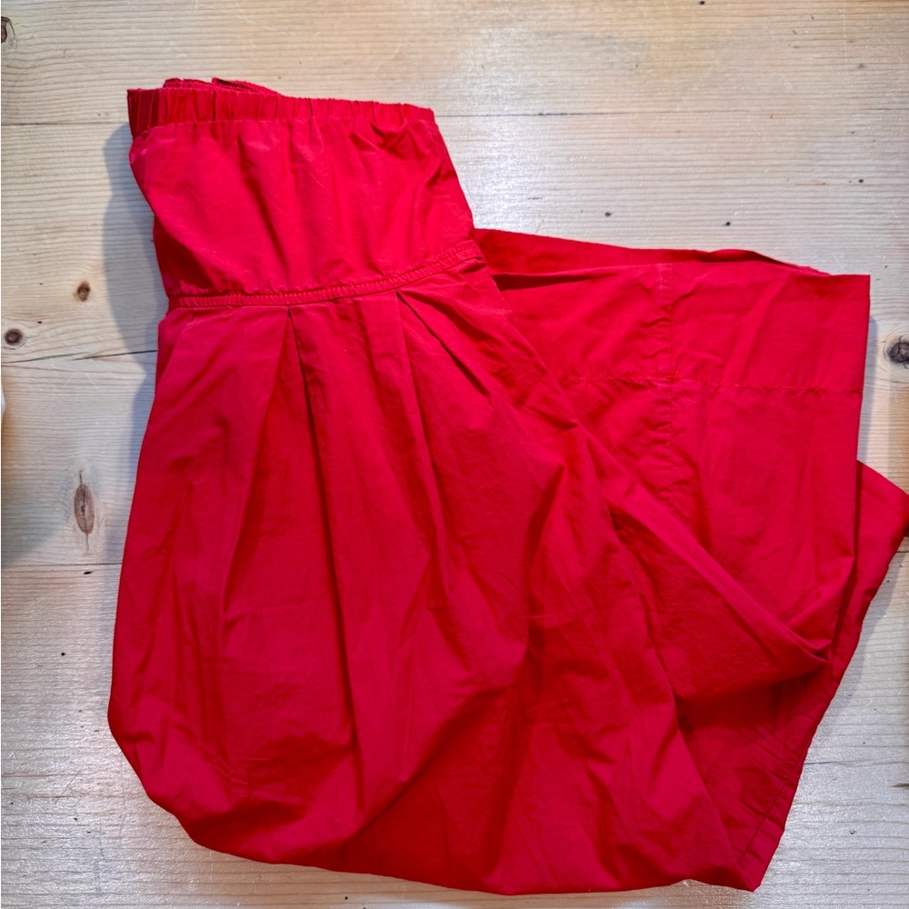 Alex Mill Bright Red A-Line Skirt XL Women EUC - Picture 4 of 5